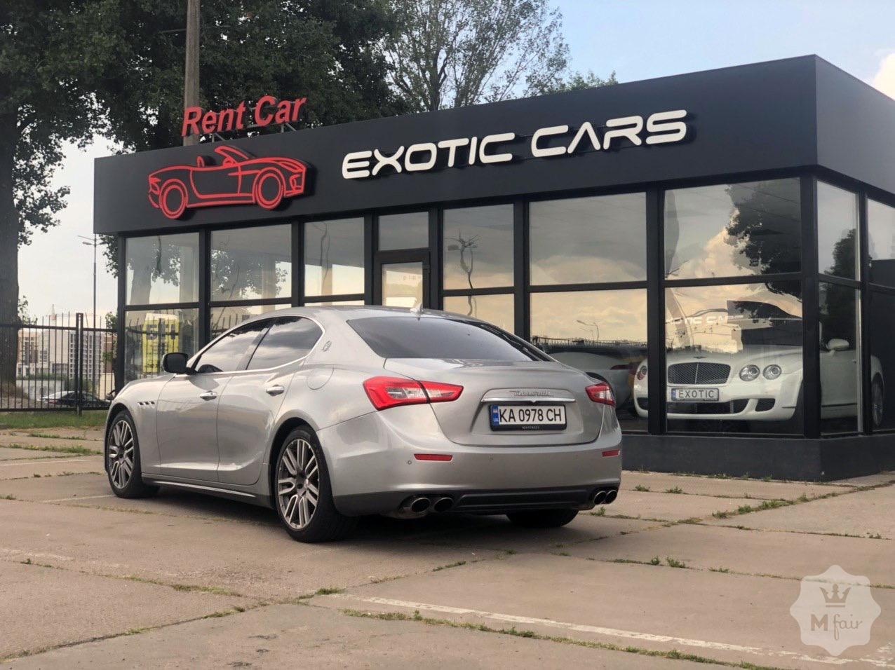 Прокат Maserati Ghibli без водителя в Киеве