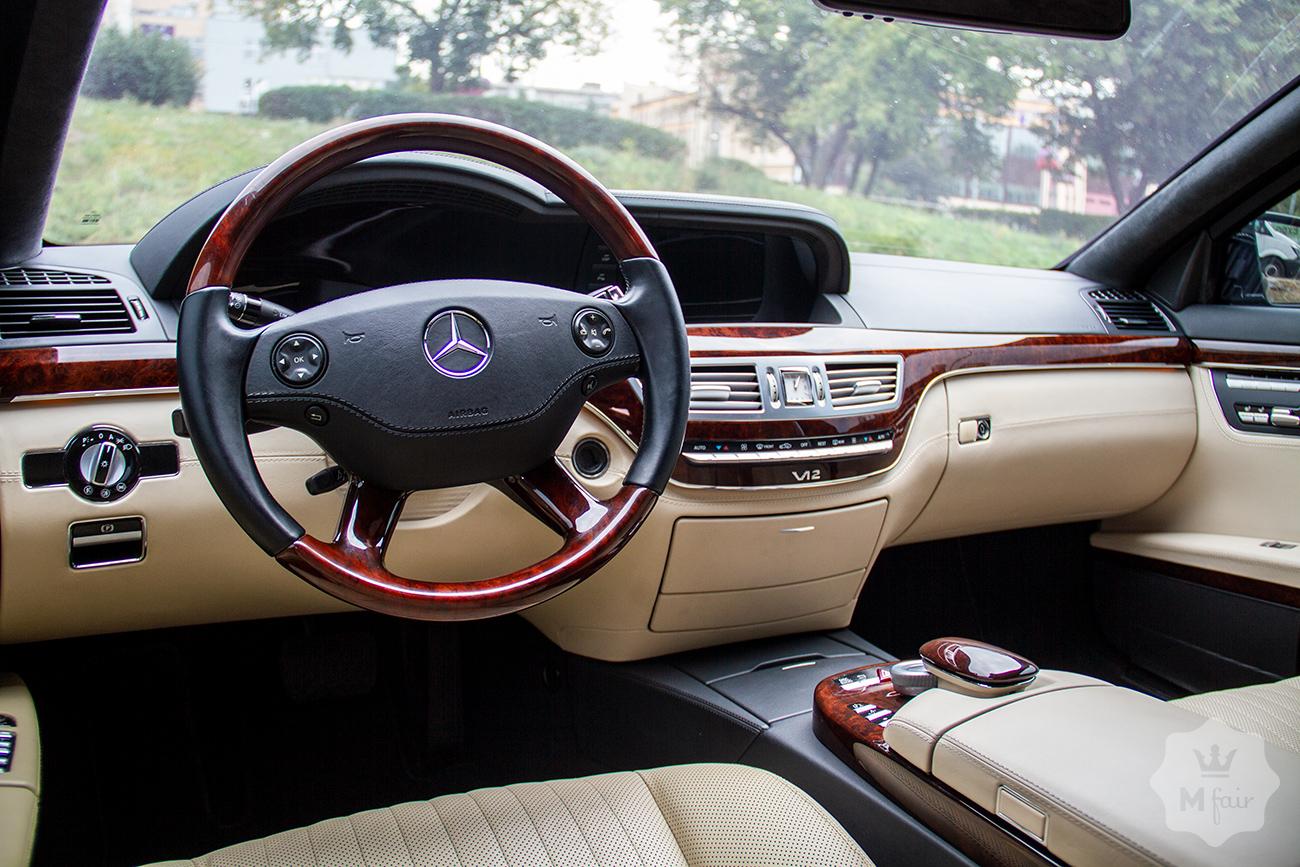 Прокат бронированного Mercedes-Benz S 600 LONG Armour B6/B7 в Киеве