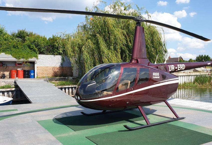 Аренда частного вертолета Робинсон Р66 в Киеве