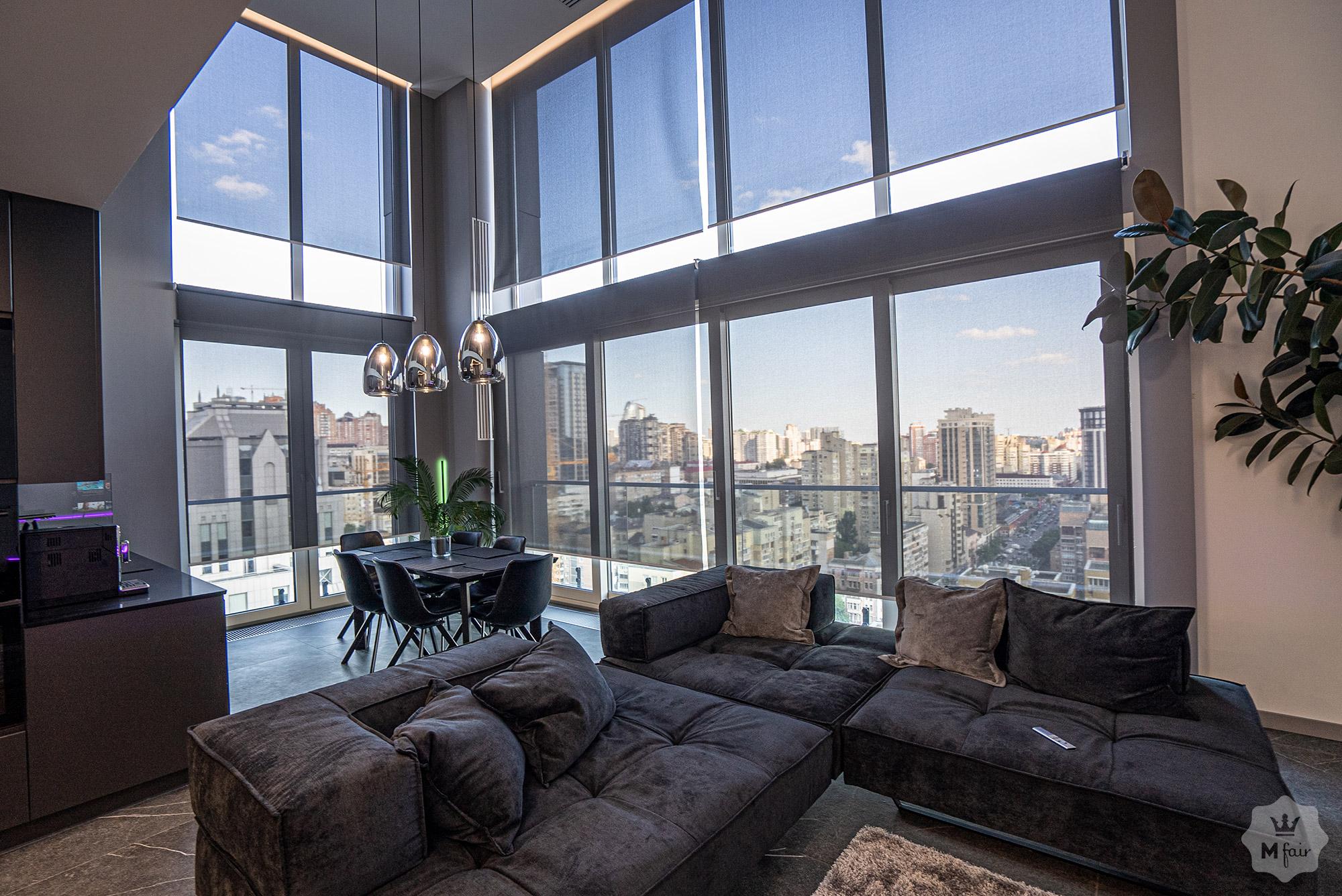 Аренда 3х этажного пентхауса с террасой в центре Киева