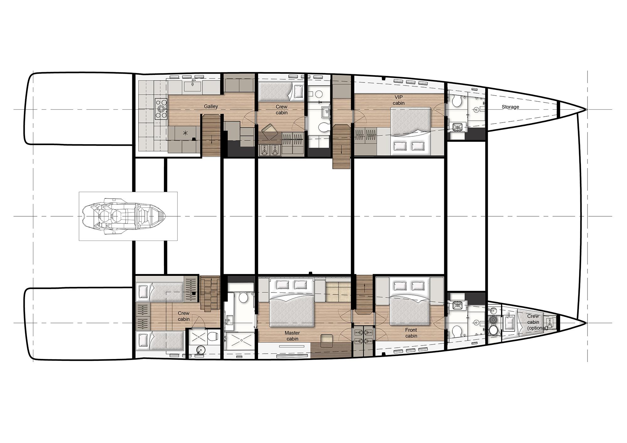 Продажа многокорпусной моторной яхты Sunreef Yachts 80 Sunreef Power