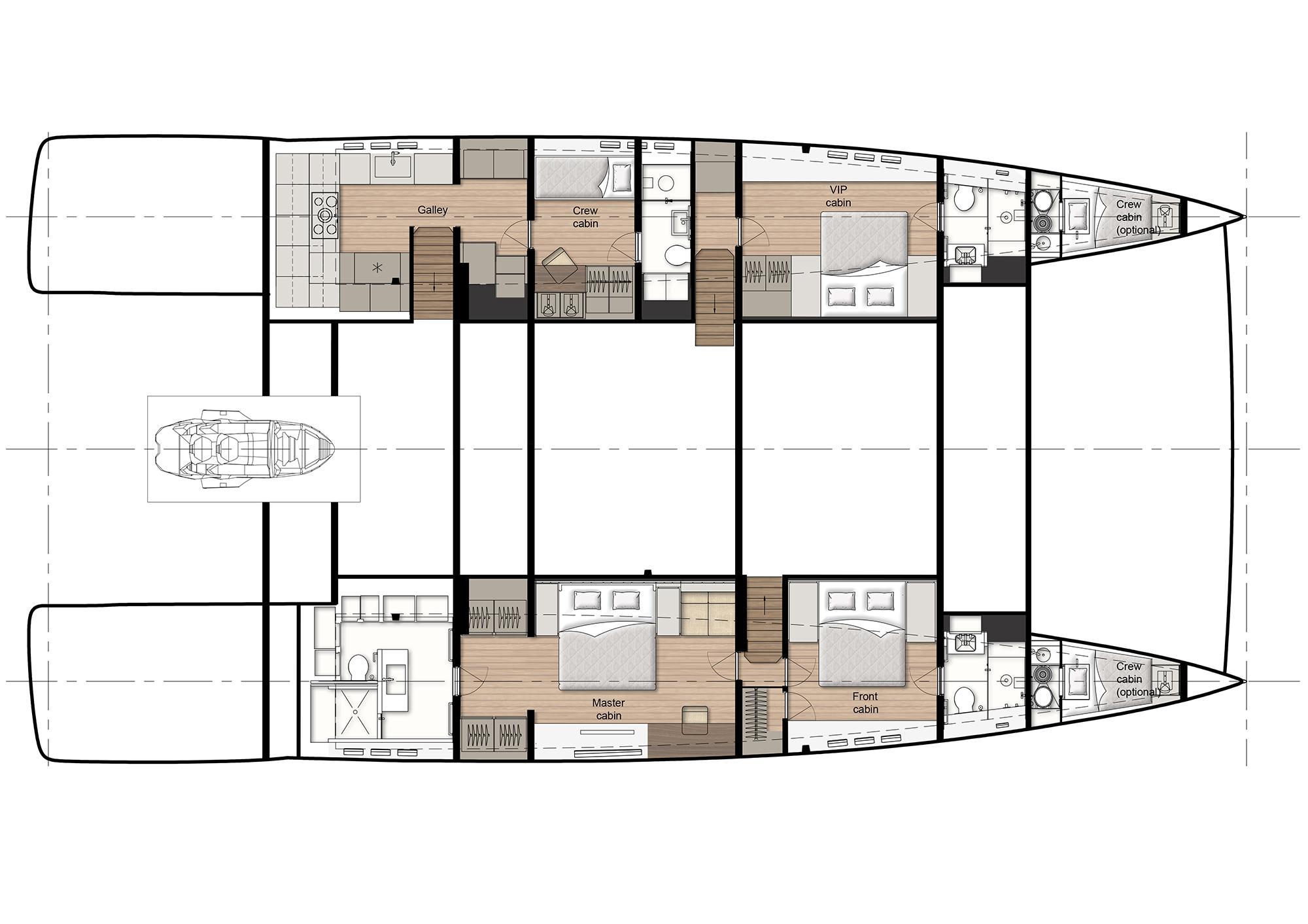 Продажа многокорпусной моторной яхты Sunreef Yachts 80 Sunreef Power