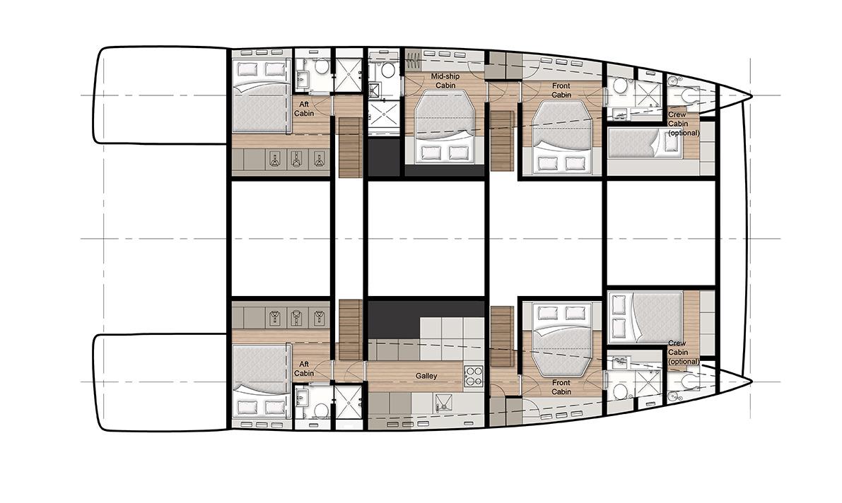 Продажа современной моторной яхты 60 Sunreef Power