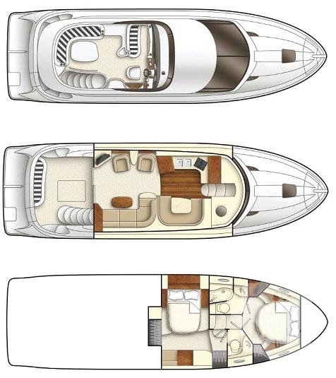 Продажа моторной яхты c флайбриджем Meridian 441 Fly '2011 в Киеве
